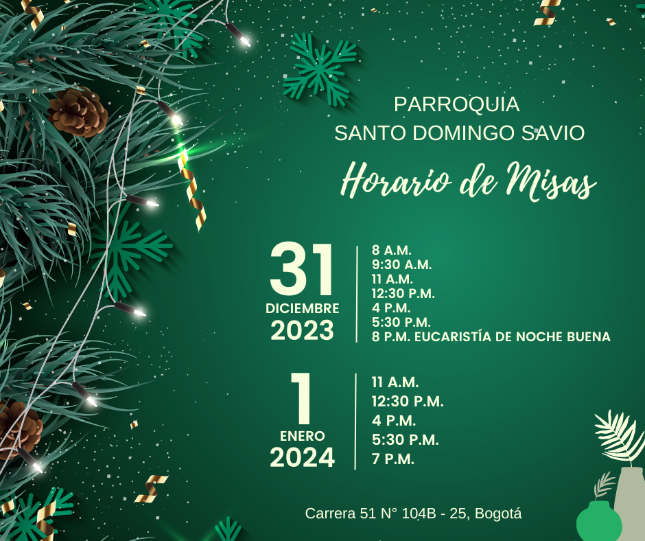 Horario 24 y 31