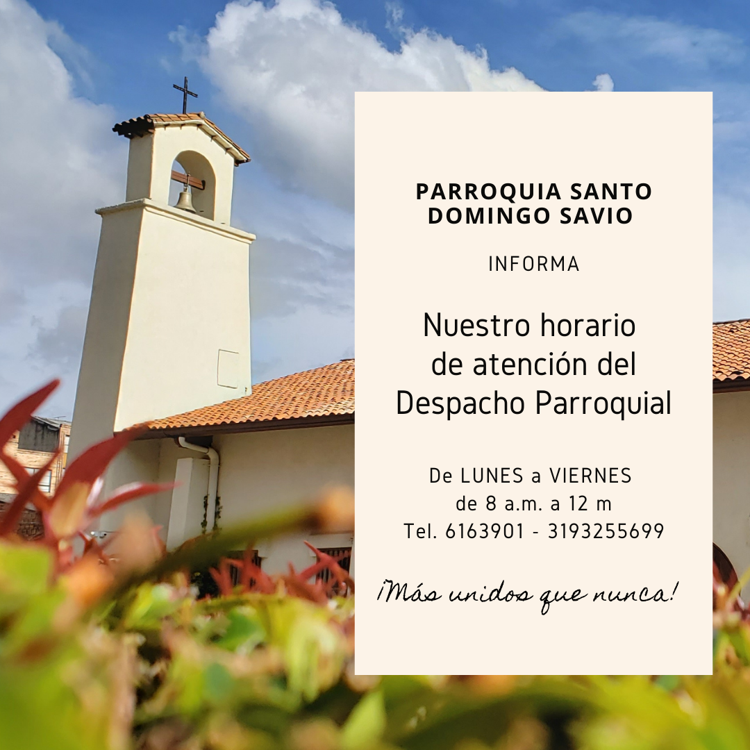 Horario Despacho Parroquial Físico